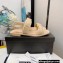 Chanel Satin and Imitation Pearls Sandals G38423 Beige 2022