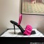 Alexander Wang Heel 7.5cm/10cm Julie Scrunchie Slingbacks In Satin Hot Pink 2022