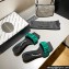 Alexander Wang Heel 5cm Jessie Scrunchie Slide Sandals In Satin Green 2022