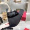 Roger Vivier Heel 7cm Cube Strass Heel Mules Satin Black 2022