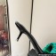 Alexander Wang Heel 5cm Jessie Scrunchie Slide Sandals In Satin Green 2022