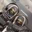 Chanel Logo Beach Sandals Tweed Black Spring 2022