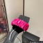 Alexander Wang Heel 5cm Jessie Scrunchie Slide Sandals In Satin Hot Pink 2022