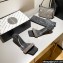 Alexander Wang Heel 5cm Jessie Slide Sandals In Crystal PVC 2022