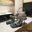 Alexander Wang Heel 10cm Julie Slide Sandals In Crystal PVC 2022