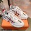 Hermes Calfskin And Hand-braided Canvas Drift Sneakers White 2022