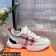 Hermes Calfskin And Hand-braided Canvas Drift Sneakers White 2022