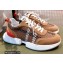 Hermes Calfskin And Hand-braided Canvas Drift Sneakers Brown 2022
