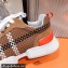 Hermes Calfskin And Hand-braided Canvas Drift Sneakers Brown 2022