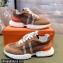 Hermes Calfskin And Hand-braided Canvas Drift Sneakers Brown 2022