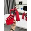 Versace Heel 15.5cm Platform 6cm La Medusa Sandals Red 2022