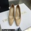 Dior Heel 7cm Supple Calfskin Attract Pumps Beige 2022