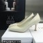 Dior Heel 7cm Supple Calfskin Attract Pumps White 2022