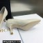 Dior Heel 7cm Supple Calfskin Attract Pumps White 2022