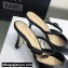 Dior Heel 7cm Calfskin Mules Black 2022