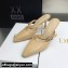 Dior Heel 7cm Calfskin Mules Beige 2022