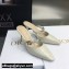 Dior Heel 7cm Calfskin Mules White 2022