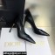 Dior Heel 9.5cm Brushed Calfskin Essence Pumps Black 2022