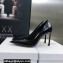 Dior Heel 9.5cm Brushed Calfskin Essence Pumps Black 2022