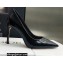 Dior Heel 9.5cm Brushed Calfskin Essence Pumps Black 2022