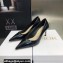 Dior Heel 6.5cm Brushed Calfskin Essence Pumps Black 2022
