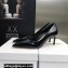 Dior Heel 6.5cm Brushed Calfskin Essence Pumps Black 2022
