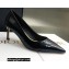 Dior Heel 6.5cm Brushed Calfskin Essence Pumps Black 2022