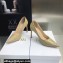 Dior Heel 9.5cm Brushed Calfskin Essence Pumps Beige 2022