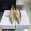 Dior Heel 6.5cm Brushed Calfskin Essence Pumps Beige 2022