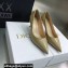 Dior Heel 6.5cm Brushed Calfskin Essence Pumps Beige 2022