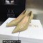 Dior Heel 6.5cm Brushed Calfskin Essence Pumps Beige 2022