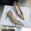Dior Heel 6.5cm Brushed Calfskin Essence Pumps Beige 2022