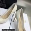 Dior Heel 9.5cm Brushed Calfskin Essence Pumps White 2022