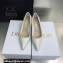 Dior Heel 6.5cm Brushed Calfskin Essence Pumps White 2022