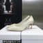 Dior Heel 6.5cm Brushed Calfskin Essence Pumps White 2022