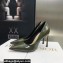 Dior Heel 9.5cm Brushed Calfskin Essence Pumps Dark Green 2022