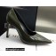 Dior Heel 9.5cm Brushed Calfskin Essence Pumps Dark Green 2022