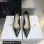 Dior Heel 6.5cm Brushed Calfskin Essence Pumps Dark Green 2022