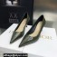 Dior Heel 6.5cm Brushed Calfskin Essence Pumps Dark Green 2022