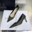 Dior Heel 6.5cm Brushed Calfskin Essence Pumps Dark Green 2022