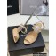 Chanel Heel 8cm Pearls and Stars Sandals Beige Spring 2022