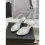 Chanel Heel 8cm Pearls and Stars Sandals White Spring 2022