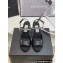 Chanel Heel 8cm Pearls and Stars Sandals Black Spring 2022