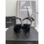 Chanel Heel 8cm Pearls and Stars Sandals Black Spring 2022