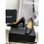 Chanel Heel 8cm Vintage Logo Pumps Black Spring 2022