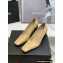 Chanel Heel 8cm Vintage Logo Pumps Beige Spring 2022