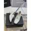 Chanel Heel CC Logo Loafers White 2022
