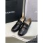 Chanel Heel CC Logo Loafers Black 2022