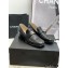 Chanel Heel CC Logo Loafers Black 2022