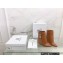 Givenchy Heel 9.5cm Shark Lock Ankle Boots in Leather Brown 2022